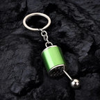 Personalized Keychain Creative Metal Mini Car Parts Manual Transmission Auto Keyring Accessories Key Ring Chain Men Lover Gift