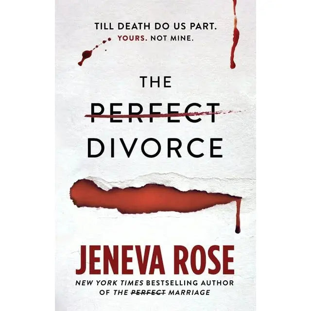 Jeneva Rose's Unabridged Hardcover Book the Perfect Divorce a Contemporary Romance Novel Paper & Paperboard Printing Product