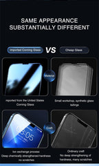 120D New upgrade Tempered Glass For iPhone 14 13 12 7 8 Plus Mini XR X XS Screen Protector For Iphone 14 13 12 11 Pro Max Glass  Anti-Scratch HD Tempered Glass Screen Protector Stevvex