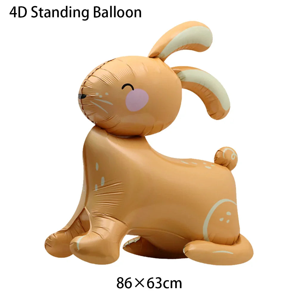 Easter Bunny Inflatables Balloon Decorations Standing Carrot Balloons Cute Carrot Rabbit Happy Easter Party Birthday Decorations Lootquake LLC