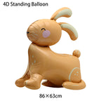 Easter Bunny Inflatables Balloon Decorations Standing Carrot Balloons Cute Carrot Rabbit Happy Easter Party Birthday Decorations Lootquake LLC