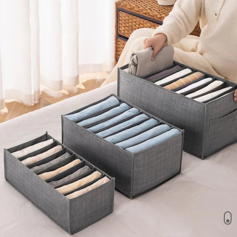 Clothes Storage Box Underwear Bra Organizer Storage Box Wardrobe Organizer Drawers Separator Boxes Home Storage Supplies Lootquake LLC