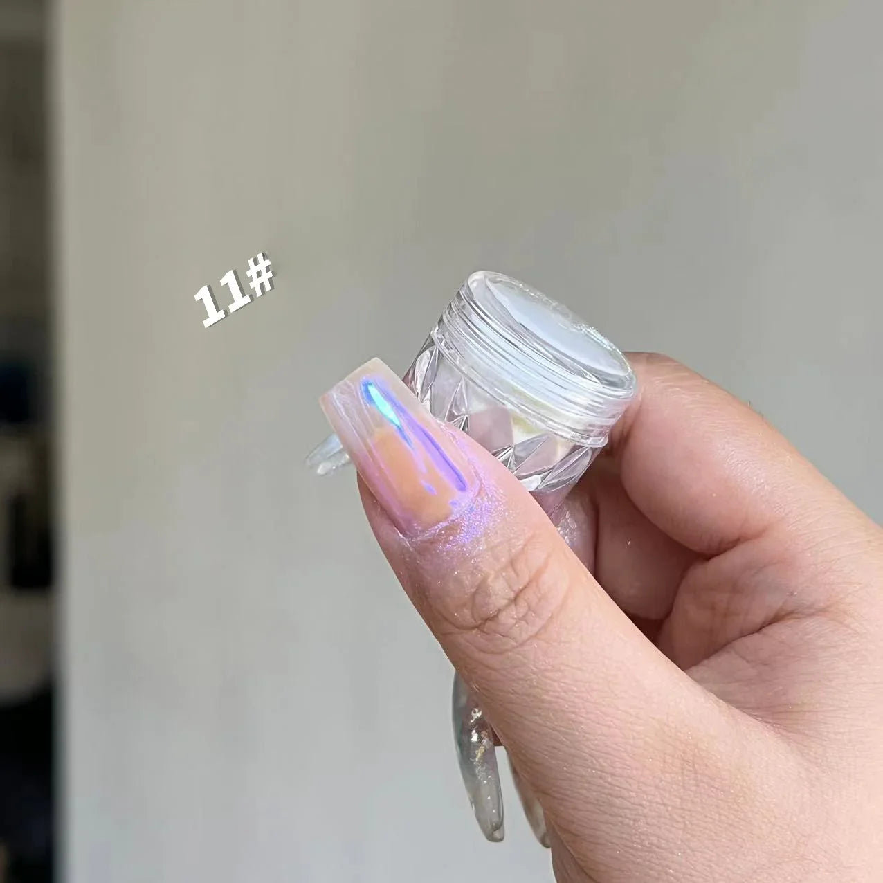 Moonlight Mirror Nails Powder Pearl White Nails Glitter Aurora Shining Pigment Chrome Dust Nail Art Supplies Decoration Lootquake LLC