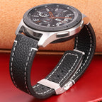Motorola Moto Genuine Leather Watch Bands Deployment Clasp Strap Men Women