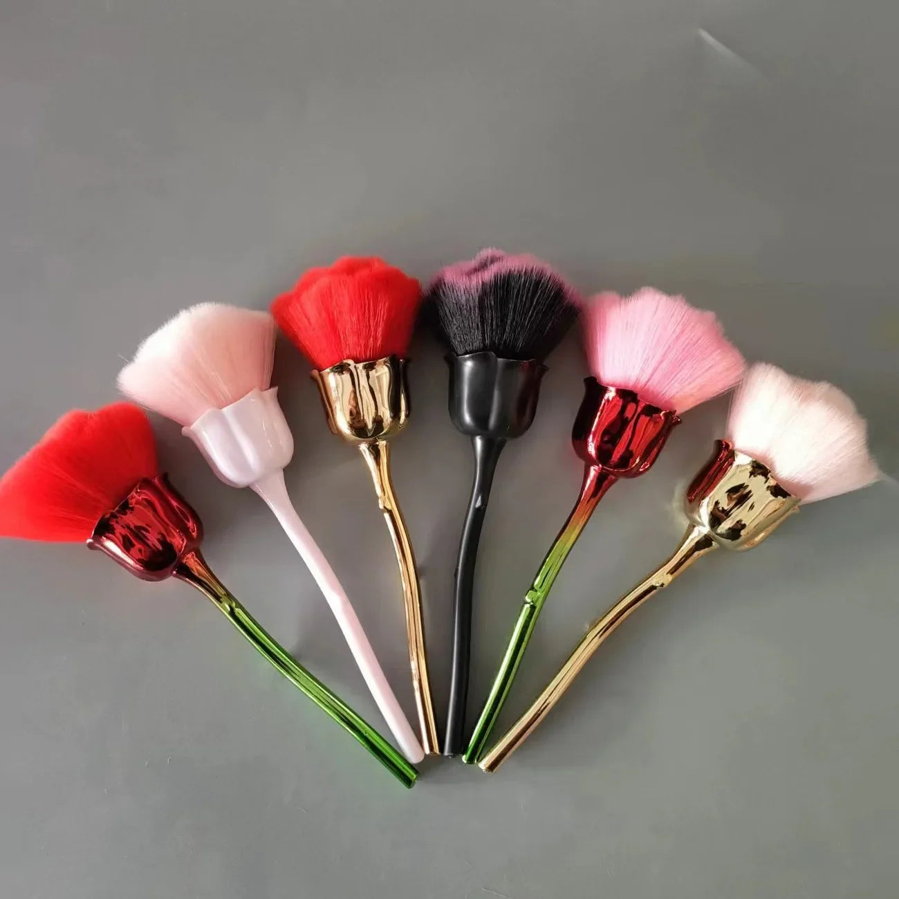 1pc Powder Brush Rose Head Makeup Brush Pink Single Powder Brush Foundation Make Up Brush Soft Hair Nail Blush Lootquake LLC