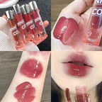 Dark Red Brown Mirror Lip Glaze Water Light Moisturizing Non-stick Cup Highly Pigmented Red Liquid Lipstick Lips Makeup Cosmetic Lootquake LLC