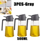 200/300/500ml Oil Spray Bottle BBQ Cooking Olive Oil Sprayer Plastic Baking Oil