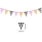 1set Halloween Decoration Banner Bunting Scary Spider Ghost Bat Hanging Garland Pull Flag Pendant For Halloween Party Home Decor Lootquake LLC