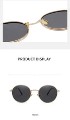 Steampunk Round Polarized Sunglasses With Prescription Women Men UV400 Anti-glare Myopia Sun Glasses Power 0 -0.5 -0.75 To -6.0