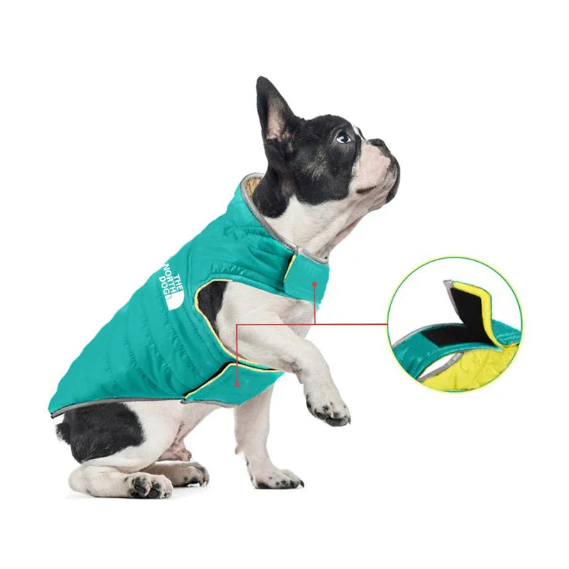 Double Sided Dog Coat Winter Warm Pet Dog Clothes For Small Medium Dogs Vest Chihuahua Clothing Soft Puppy Costumes Ropa Perro Lootquake LLC