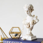 Goddess Bust Statue Classical De Milo Tabletop Decor Gift Greek Roman Mythology Art Replica Resin Venus Sculpture Home Office Lootquake LLC