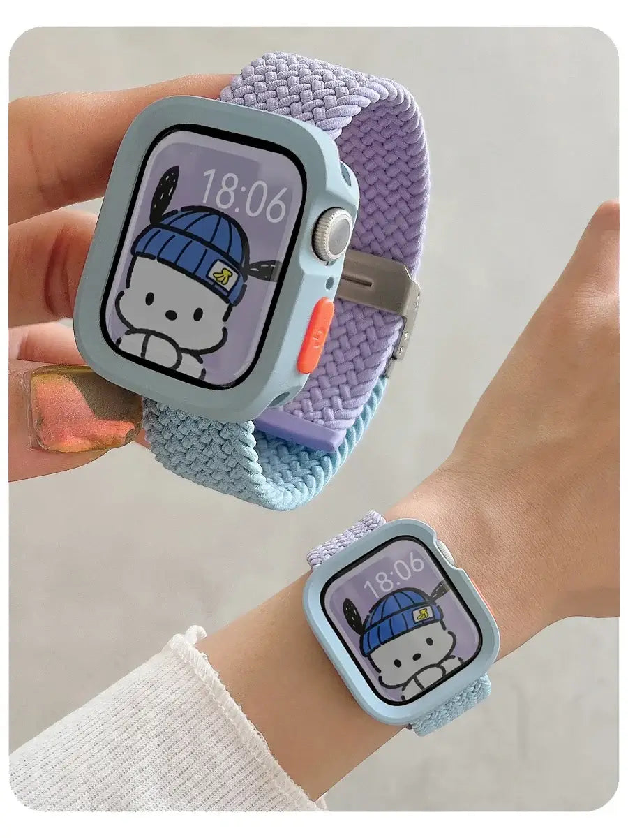 Apple Watch Nylon Strap - Durable Soft Fabric Band - SJB-DIAMOND ELITES