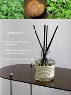 50ml Aromatherapy Essential Oil Flameless Freesia Jasmine Fragrance Oil with Reed Diffuser Stick Home Room Air Freshener Decor Lootquake LLC