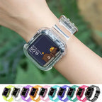 Apple Watch Clear Silicone Band - Durable Comfortable Strap - SJB-DIAMOND ELITES