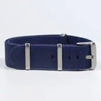 Polar Watch Band Nylon Elastic Strap Unisex Military Style Blue Red