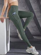 High Waist Women's Yoga Leggings with Pockets THRIXINE