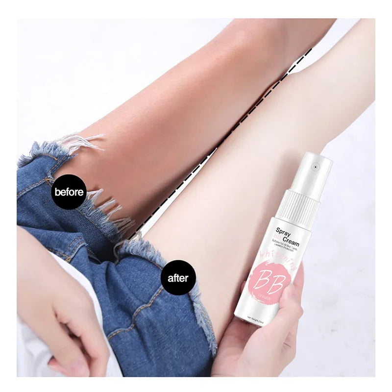 20ml Foundation BB Cream Spray Facial Makeup Whitening Moisturizing Hydrating Non-Stick Water Brightening Body Whitening Cream