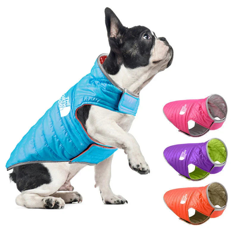 Double Sided Dog Coat Winter Warm Pet Dog Clothes For Small Medium Dogs Vest Chihuahua Clothing Soft Puppy Costumes Ropa Perro Lootquake LLC