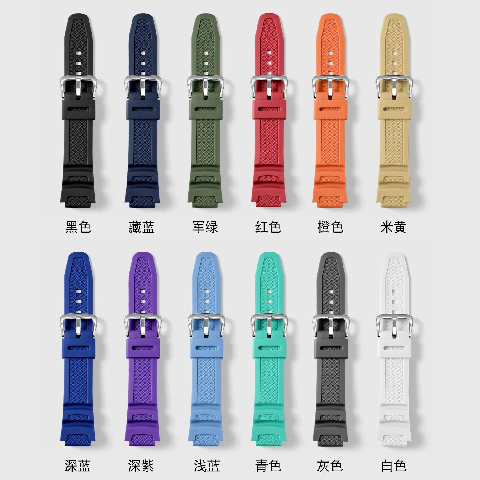 Amazfit Bands Rubber Silicone Watch Strap Replacement For Smartwatch