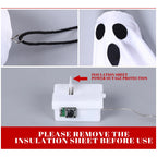 Halloween Ghost Hanging Decorations Halloween Hanging Light Up White Flying Ghosts Tree Window Wall Scary Ornament 50X40cm Lootquake LLC