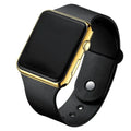 2024 Fashion Sport Digital Watch Women Men Square LED Watches Silicone Belt Electronic Women Digital Watches Clock Montre Femme