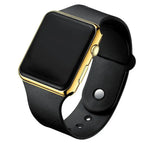 2024 Fashion Sport Digital Watch Women Men Square LED Watches Silicone Belt Electronic Women Digital Watches Clock Montre Femme