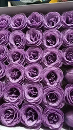 30pcs of 7cm Glitter spray artificial flower rose for Christmas gift hot Valentine DIY bouquet easter wedding Birthday decor Lootquake LLC
