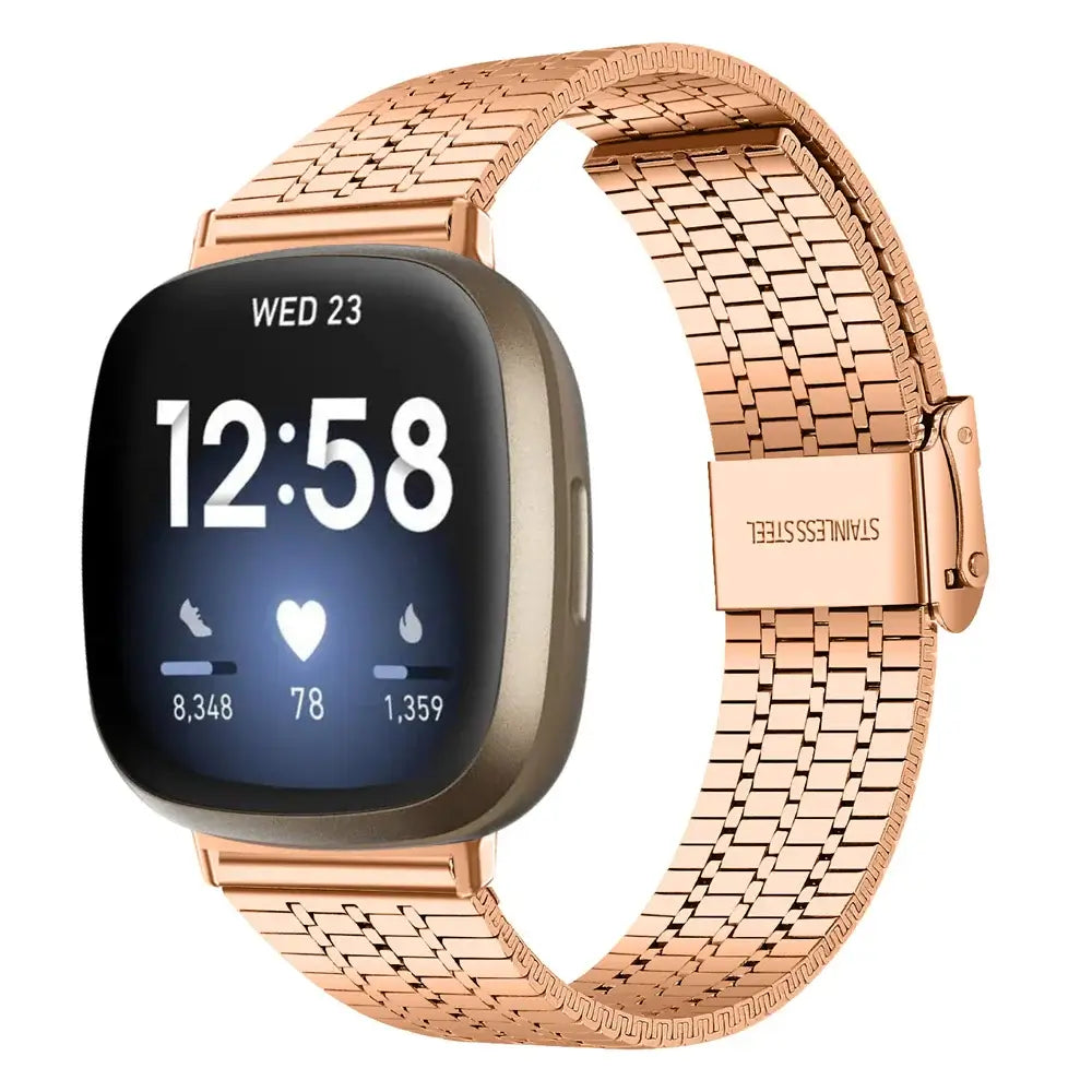 Fitbit Versa & Sense Steel Mesh Band - Sleek and Stylish - SJB-DIAMOND ELITES