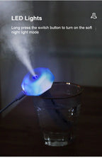LED Lamp Air Humidifier USB Essential Oil Diffuser Car Purifier Aroma Anion Mist Maker with Romantic Light Portable Humidifier Lootquake LLC