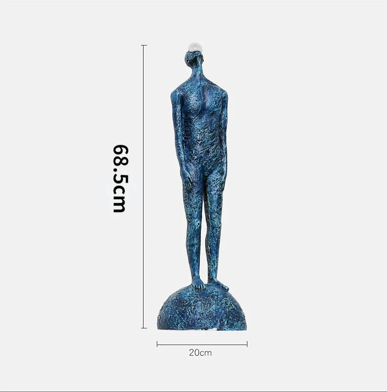 Human body sculpture creative ornaments Nordic abstract art portrait decoration home living room decorations
