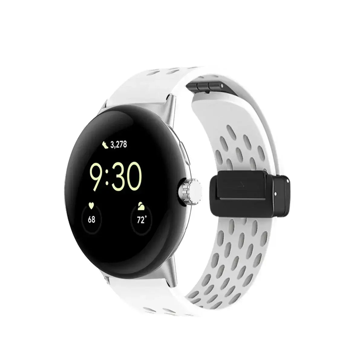 Google Pixel Silicone Band - Breathable With Magnetic Clasp BandsCo Straps