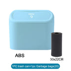 Car Trash Can (with Lid) Contains 60 (300) Garbage Bags, Small Car Trash Can, Leak-proof Mini Car Accessories Lootquake LLC