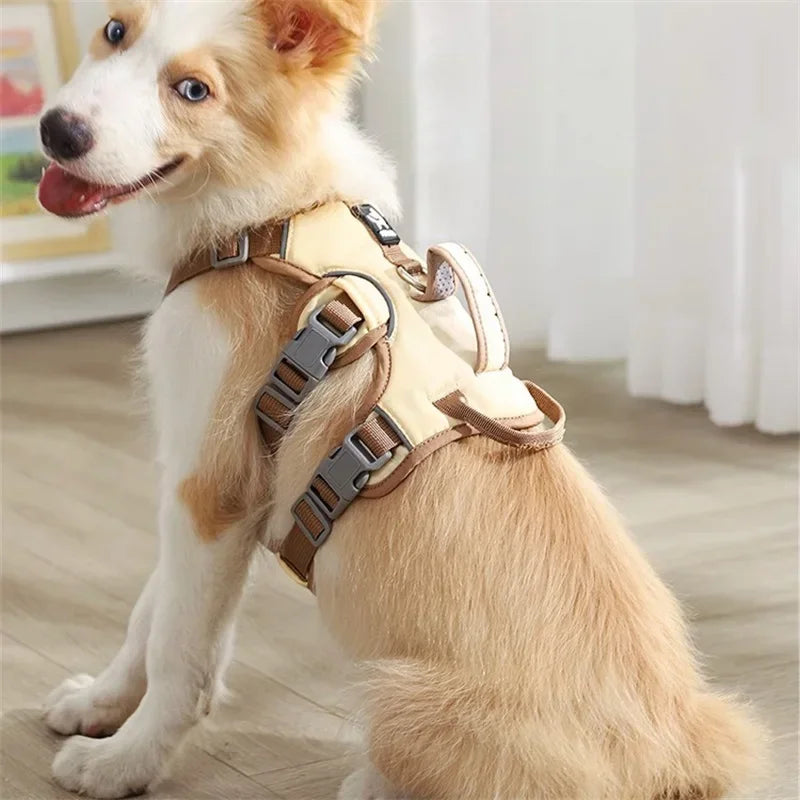 Durable Pet Dog Vest Harness Explosion-proof Big Dogs Harnesses Reflective French Bulldog Collar Shepherd Dogs Walking Supplies Lootquake LLC