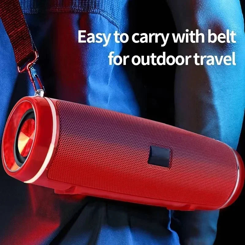 Portable Wireless Bluetooth Speaker 200W High Power Subwoofer Outdoor Waterproof Soundbox with FM Radio USB TF card Boom Box Lootquake LLC
