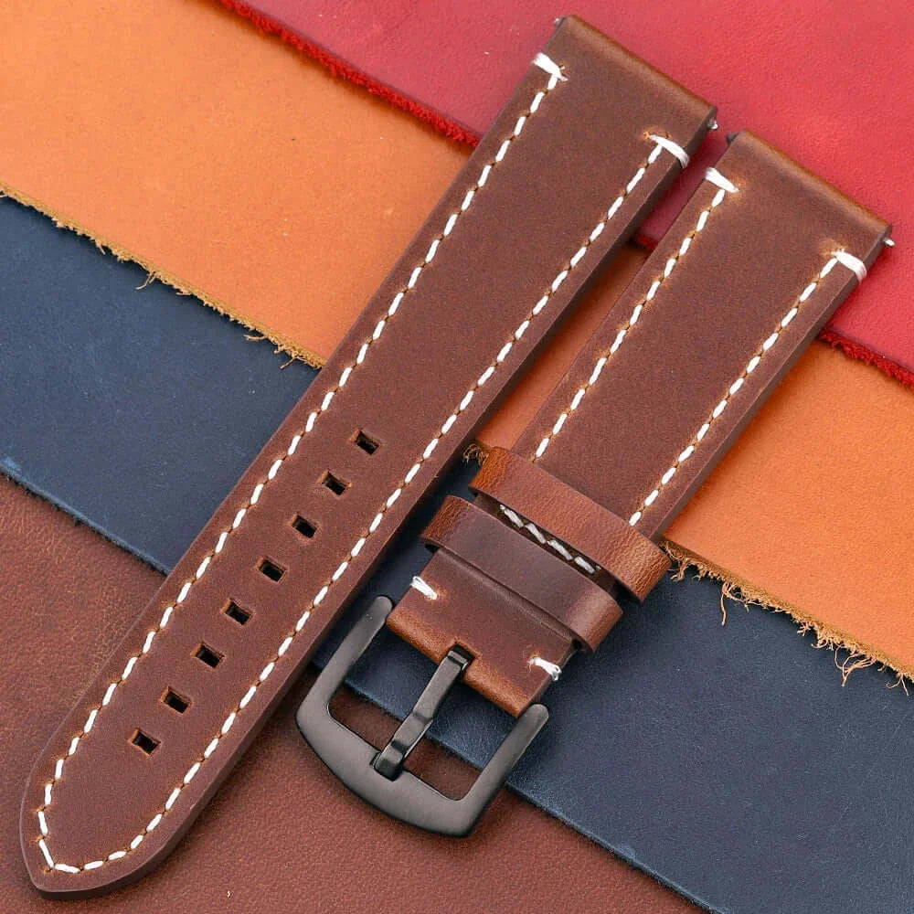 Samsung Galaxy Watch Leather Band - Classic Stylish Design - SJB-DIAMOND ELITES