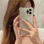 Transparent Card Slot Holder Case for iPhone 13 11 12 14 Pro Max Mini Clear Shockproof Soft Wallet Cover Clear Phone Case with Card Holder Slim Protective Soft Shock Absorbing Case with Card Holder Stevvex