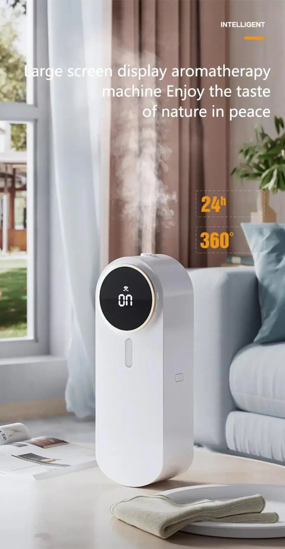 Humidifier Aromatherapy Machine Hotel Home Aroma Smell Distributor Air Freshener Flavoring Diffuser Aromatherapy Essential Oil Lootquake LLC