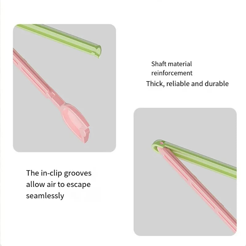 5Pcs Tulip Seal Clips Kitchen Food Snack Seal Sealing Bag Clips with Magnetic Storage Box Reusable Bag Sealer Home Storage Tools Lootquake LLC