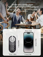 Wireless Bluetooth speaker, mini design with multiple functions as a clock, outdoor version subwoofer is powerful Lootquake LLC