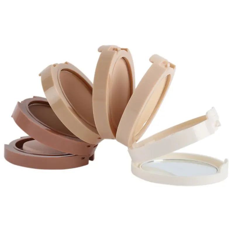 Concealer Contouring Powder, 5 Color 5 Decked Powder Tower, Brightening Skin Tone,Oil Control Makeup Loose Powder Setting Powder Lootquake LLC