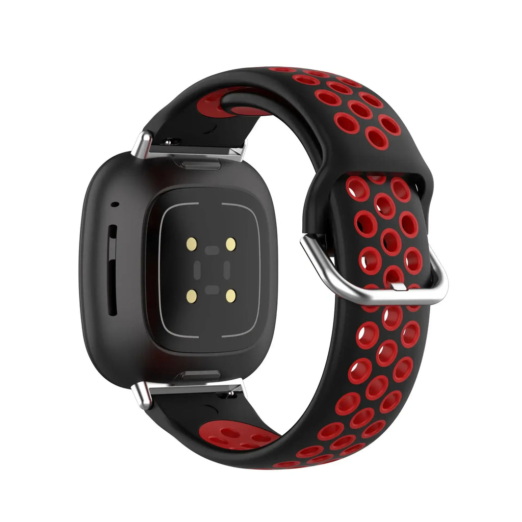 Fitbit Versa & Sense Silicone Band - Breathable Stylish Straps - SJB-DIAMOND ELITES
