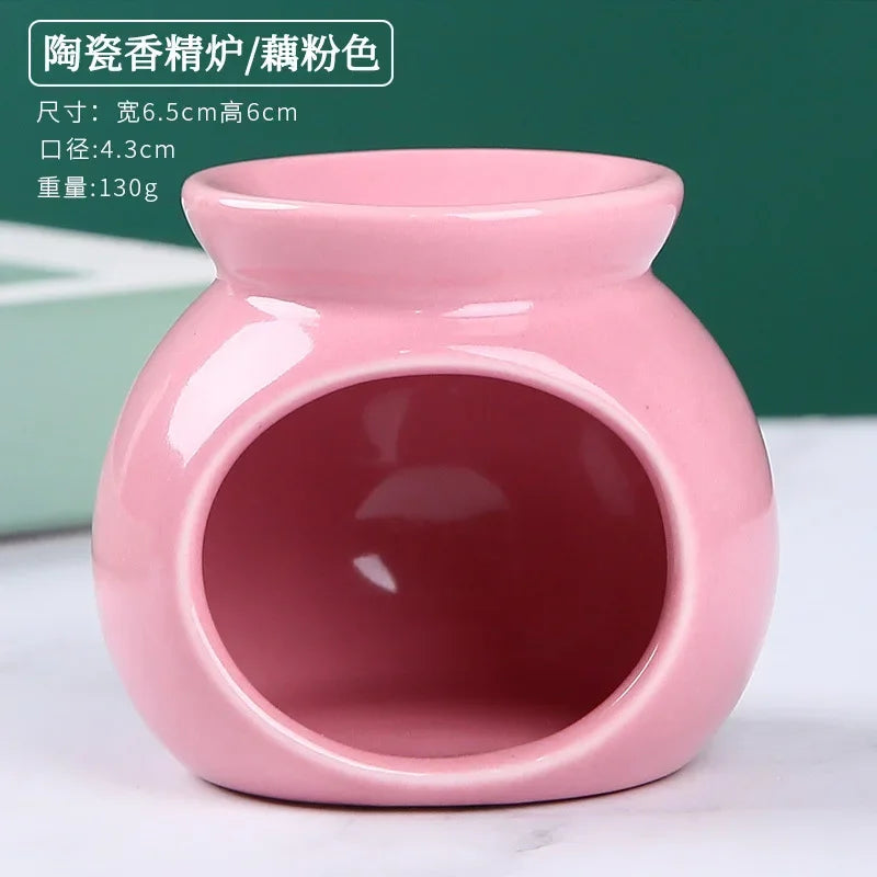 Essential Oil Burners Wax Melt Warmer Aromatherapies Aromas Diffuser Furnaces Ceramics Tealight Holder Decors Lootquake LLC