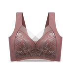 FallSweet Ice Silk Wireless Bra – Seamless Lace Bralette for Comfort