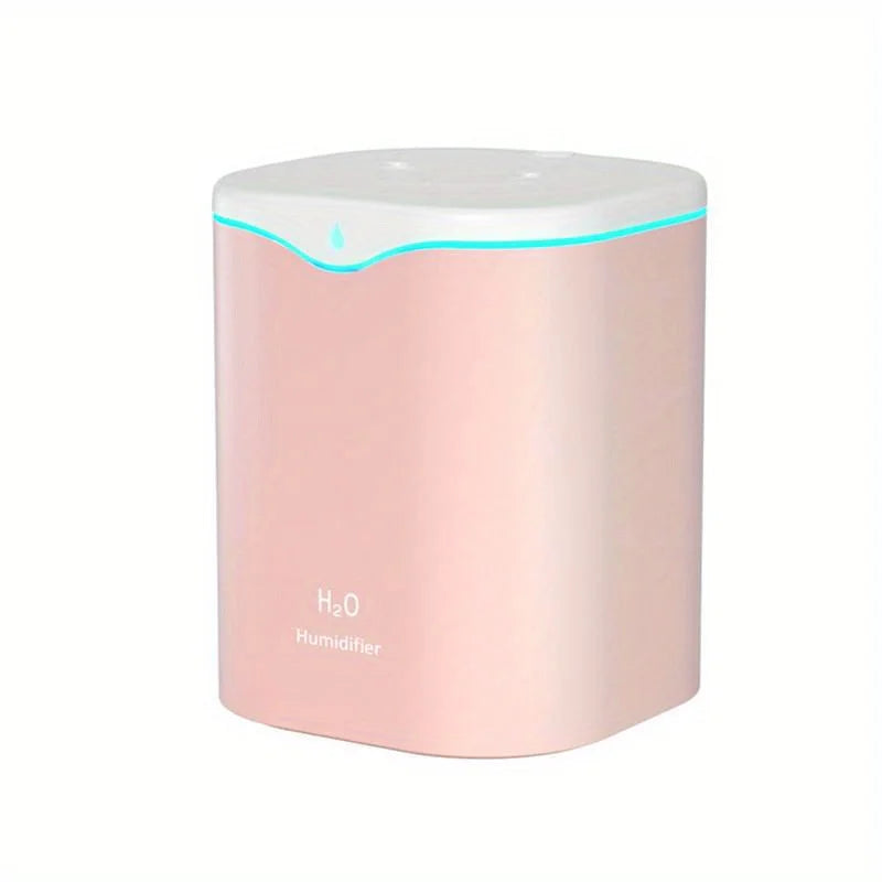 2000ml Air Humidifier Double spray Mist nozzle Cool Mist Large capacity Colorful Night Light usb H2O Air Diffuser Humidifier