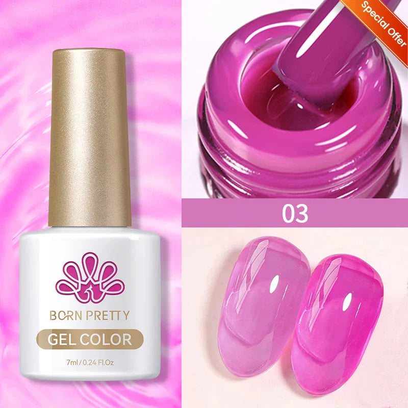 BORN PRETTY 10ml Reflective Glitter Gel Nail Polish Carat Mirage Sparkling Color Shine UV LED Soak Off Semi-Permanant Varnish Lootquake LLC