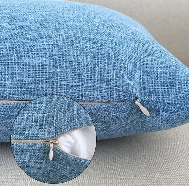 Solid Sofa Cushion Cover 30x50/40x40/45x45/40x60/50x50/55x55/60x60cm Decorative Throw Pillow Case For Car Seat Chair