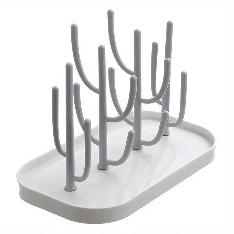 Baby Tree-shaped Milk Bottle Drain Rack, Dust-proof Milk Bottle Holder, Cup Drain Rack Easter Gift Lootquake LLC
