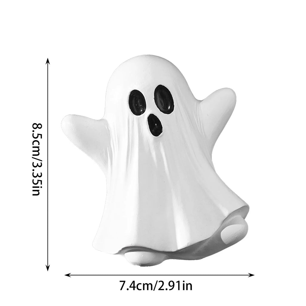 Cute Ghost Decor Set Soft Fabric Halloween Figurine Playful Spooky Home Decoration Adorable Haunted House Accessory Lootquake LLC