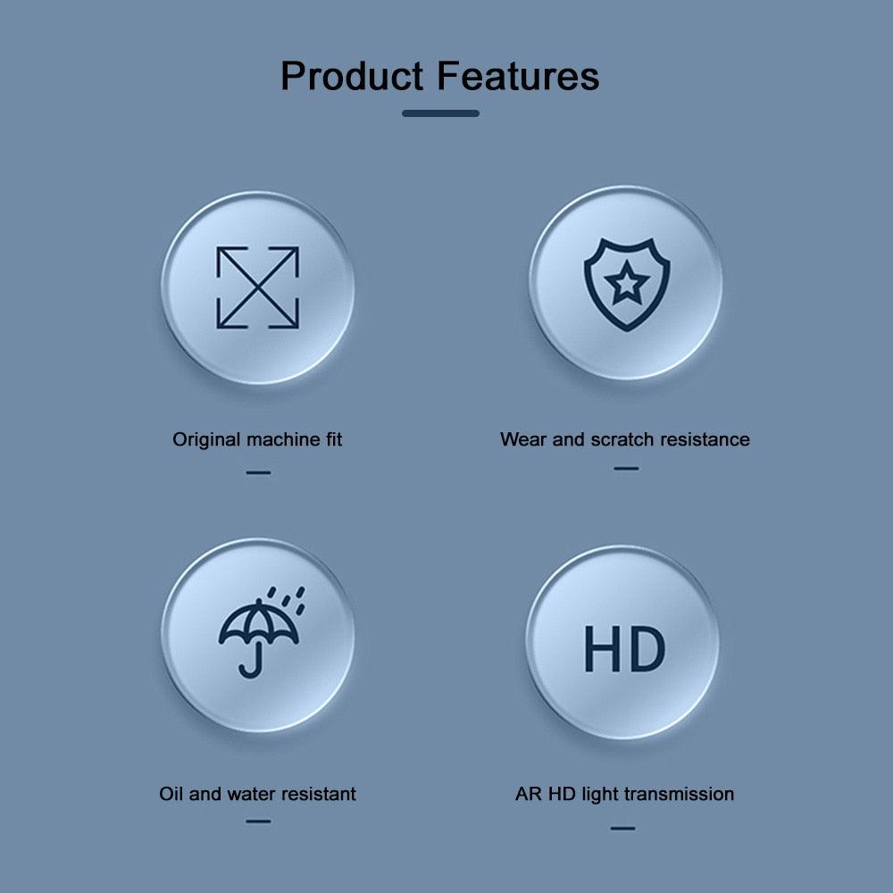 3D  Protective Glass Camera Protector Cover For iPhone 13 Pro Max i Phone 13Pro 13 Mini Rear Lens Metal Ring Protect Camera Lens Case Individual Metal Scratch Resistant HD Clear Case Tempered Glass Camera Case Stevvex