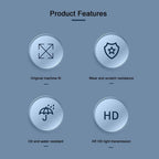 3D  Protective Glass Camera Protector Cover For iPhone 13 Pro Max i Phone 13Pro 13 Mini Rear Lens Metal Ring Protect Camera Lens Case Individual Metal Scratch Resistant HD Clear Case Tempered Glass Camera Case Stevvex